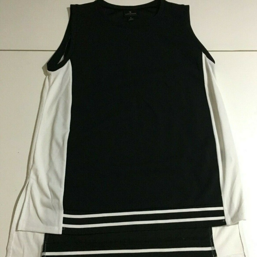 Worthington Small Black Sleeveless Career Top NWT - Picture 1 of 8